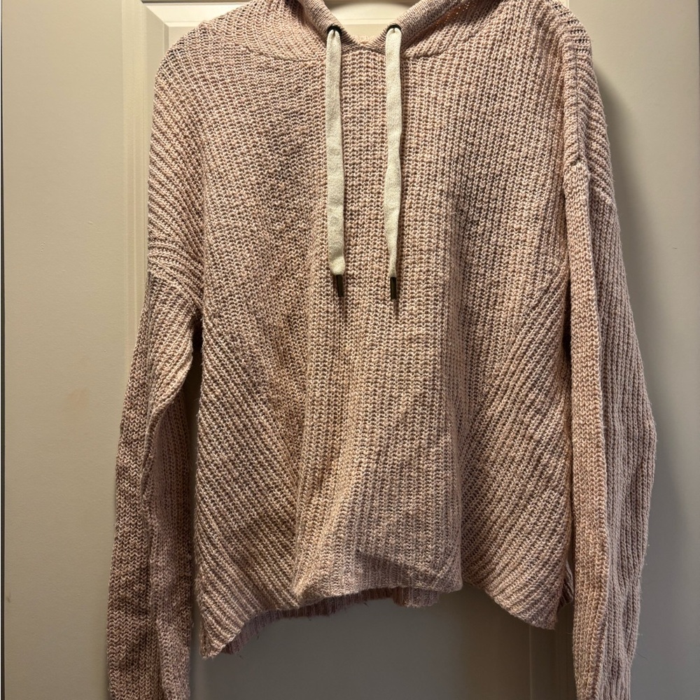 American Eagle Outfitters Pink Knit Sweater